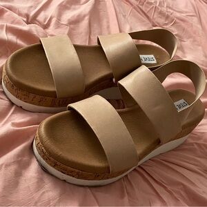 Steve Madden Espadrilles-Nude and White. Perfect for the upcoming warm weather!